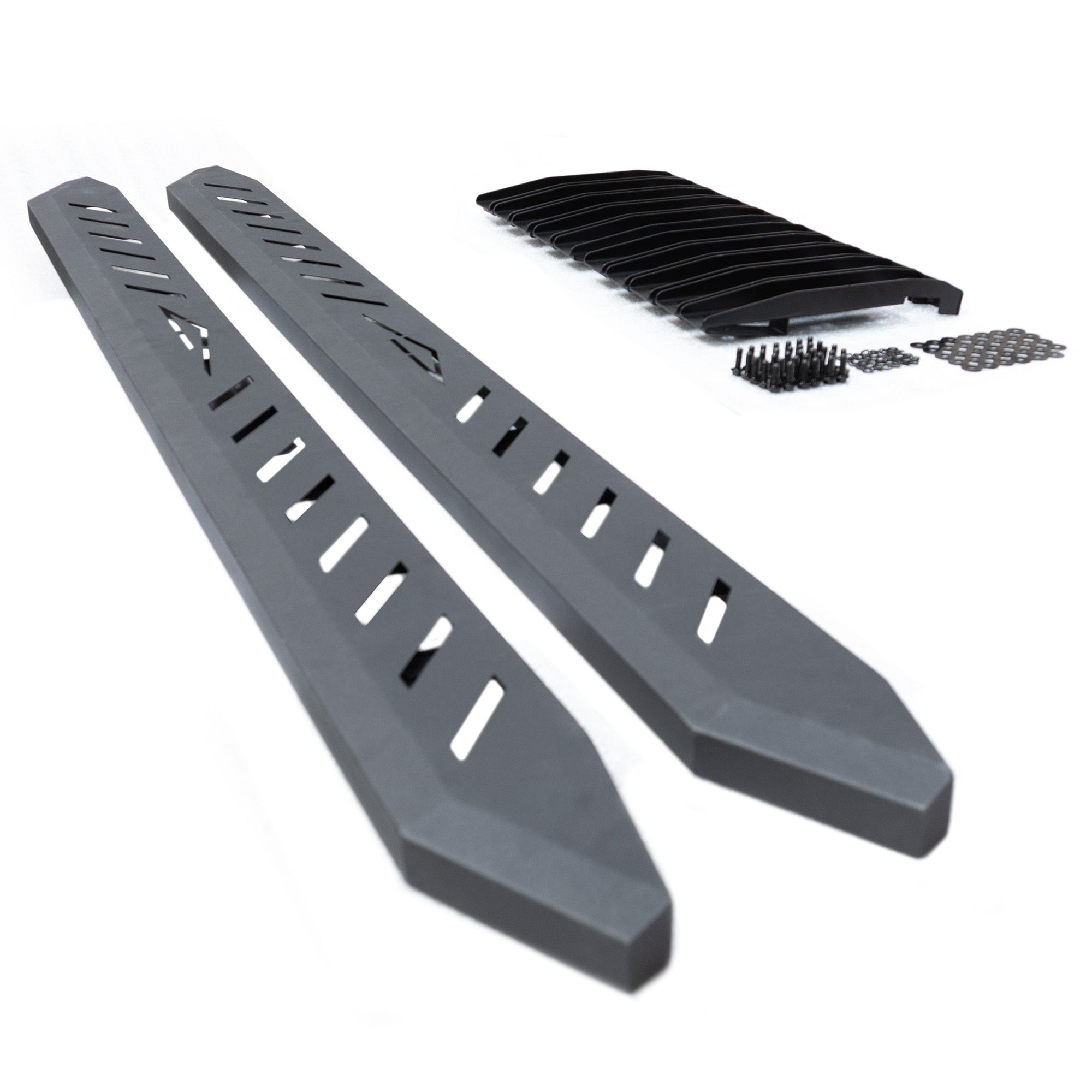 Cybertruck Running Boards Steel Side Steps (1 Full Set) - Free Ground USA Shipping