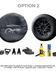 Cybertruck Spare Wheel & Tire Kit with Cover, Strap, Tool Kit & Hydraulic Jack