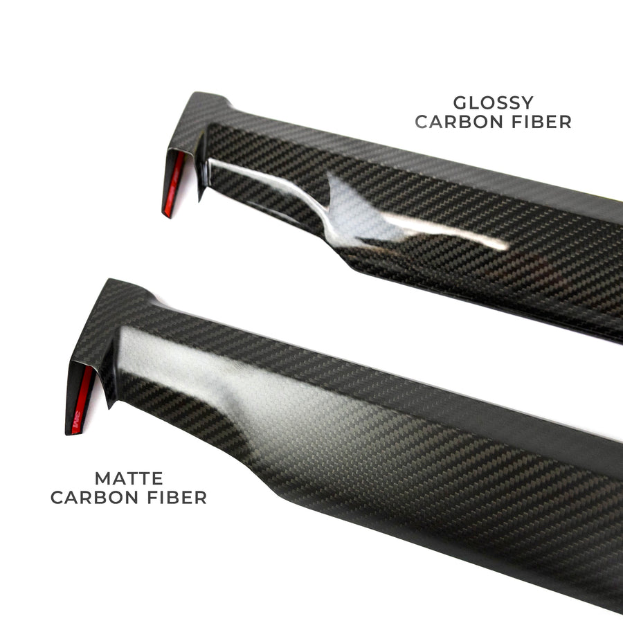 Model 3 & Y Dashboard Core Overlay - Real Dry Molded Carbon Fiber