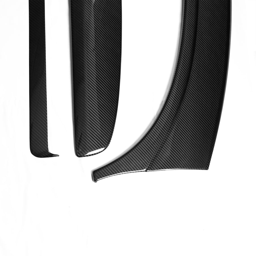 2024+ | Model 3 Dashboard Upgrade Kit - Overlay (3 Piece Options) - Real Dry Molded Carbon Fiber Overlay