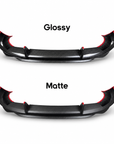 2026+ | Model Y Juniper Premium Colossal Front Lip Splitter / Spoiler - Real Dry Molded Carbon Fiber