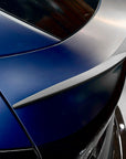2026+ | Model Y Juniper "Plain Weave" Wide Performance Style Spoiler - Real Dry Molded Carbon Fiber