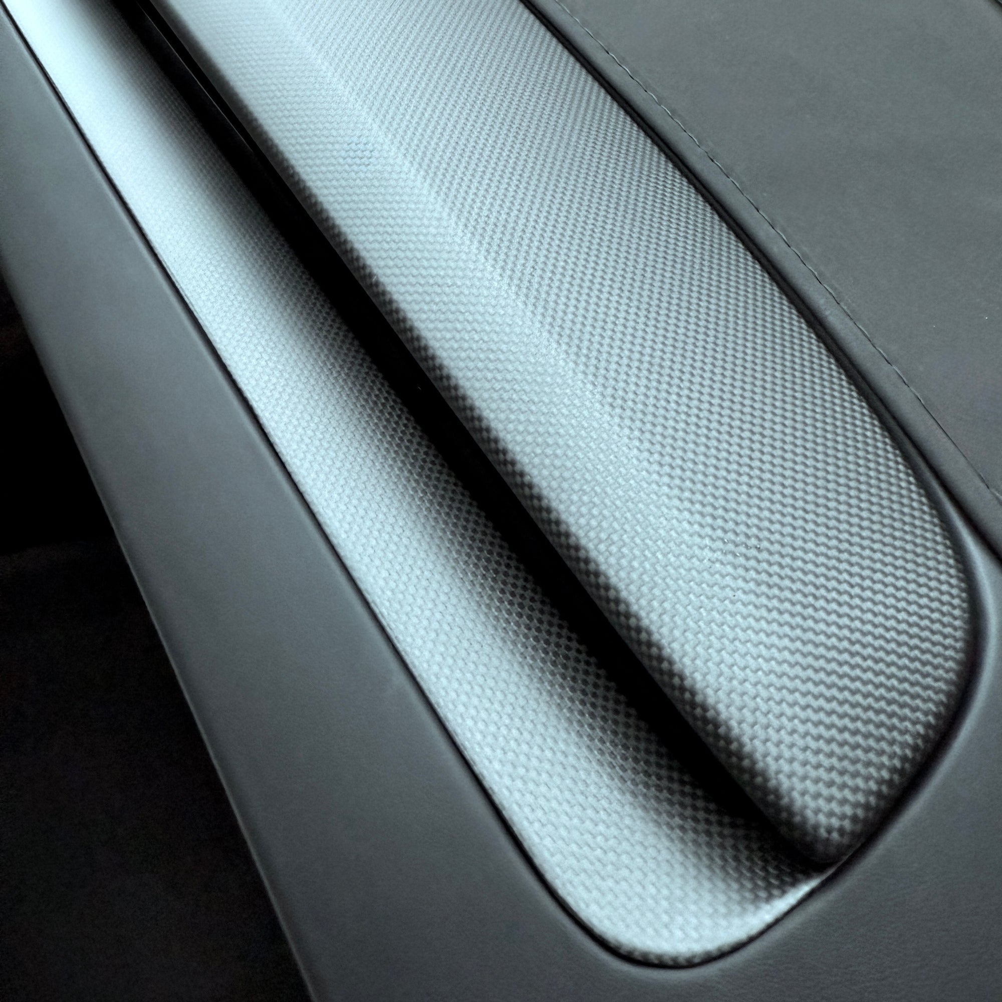 2024+ | Model 3 Highland Refreshed &quot;Plain Weave&quot; (Performance Look) Full Interior Carbon Fiber Kit Bundles (20 Pieces) - Real Dry Molded Carbon Fiber