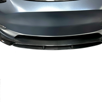 Model Y Viento Plus Front Lip Overlay Spoiler  - Real Dry Molded Carbon Fiber
