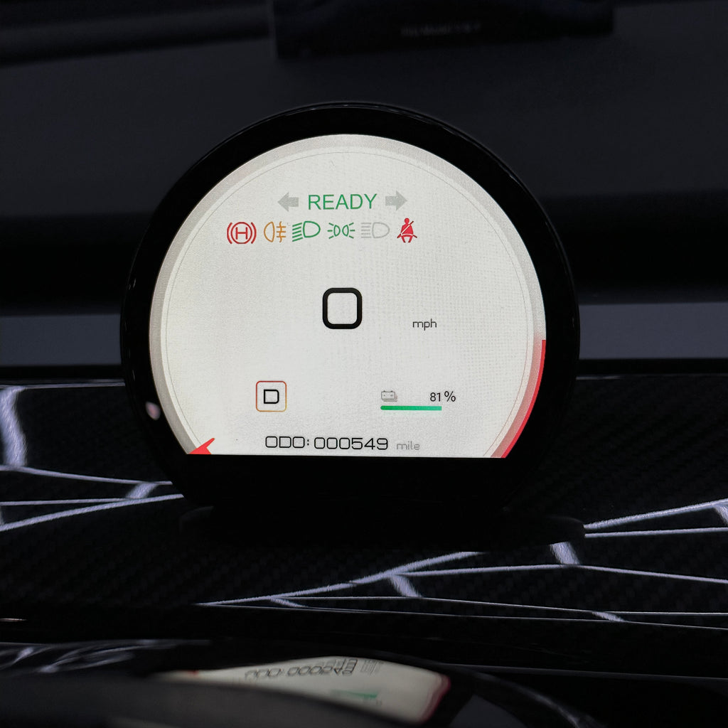 2017-2023 | Model 3 & Y Dashboard Round Cluster Display - Mini Style ...