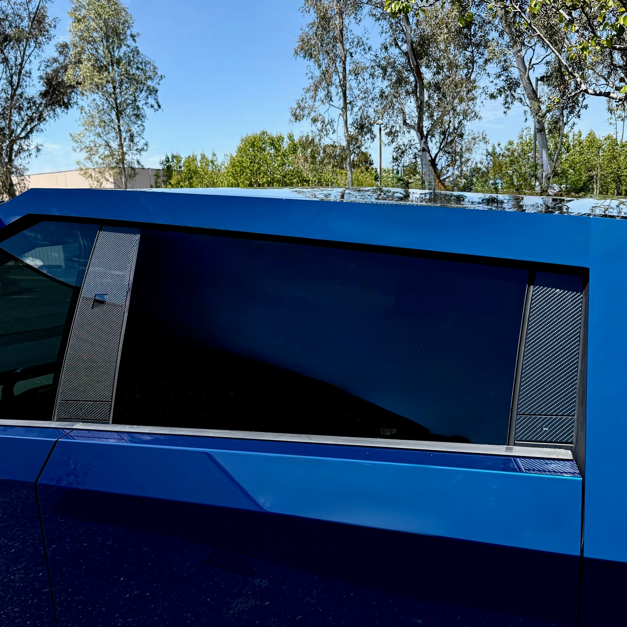 Cybertruck B &amp; C Pillar Overlays (Vinyl / PPF Protection) - Variety (8 Pieces)