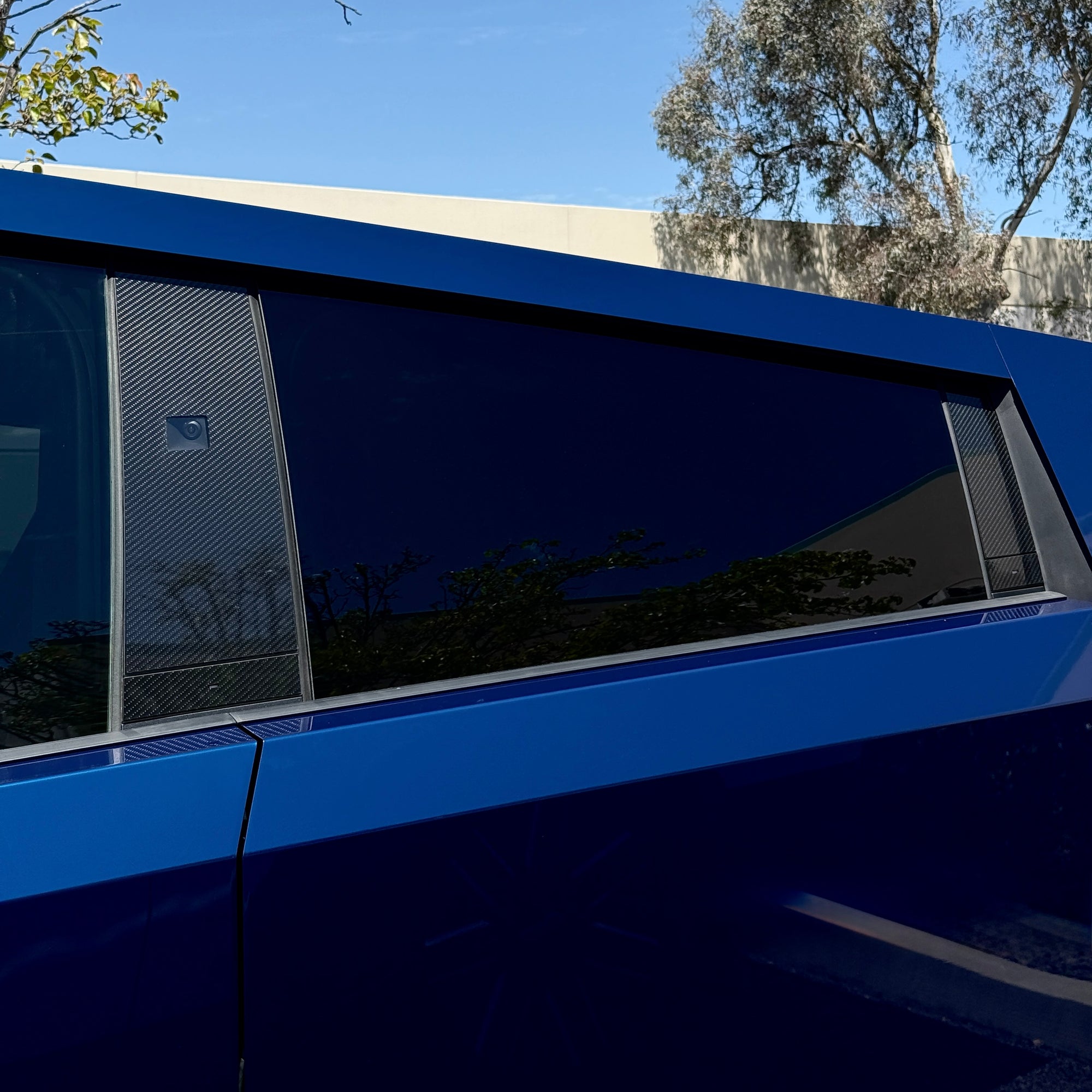 Cybertruck B &amp; C Pillar Overlays (Vinyl / PPF Protection) - Variety (8 Pieces)