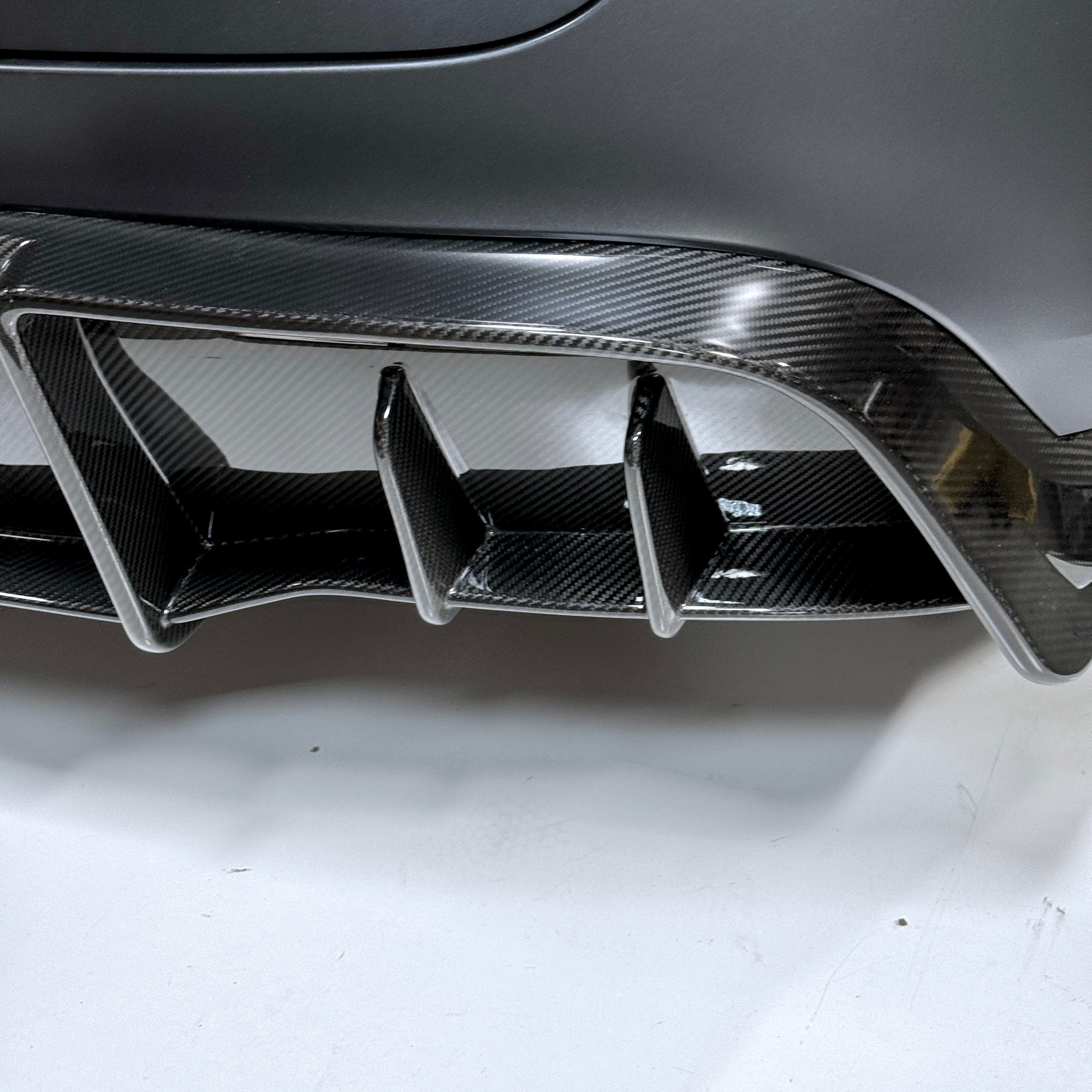2020-2024 | Model Y Colossal Rear Replacement Diffuser - Real Dry Molded Carbon Fiber