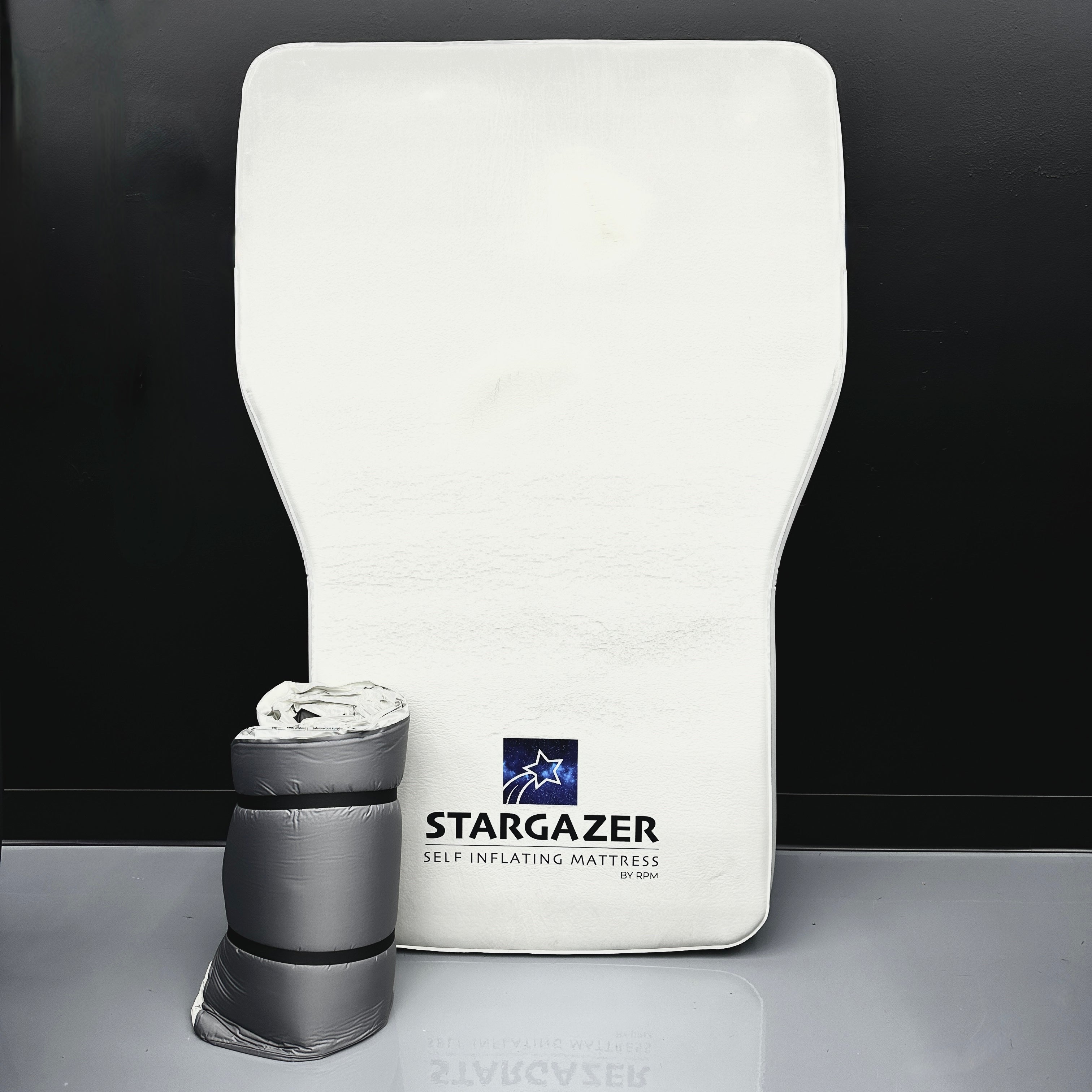 Stargazer Self-Inflating Memory Foam Mattress For Model S3XY, Pump