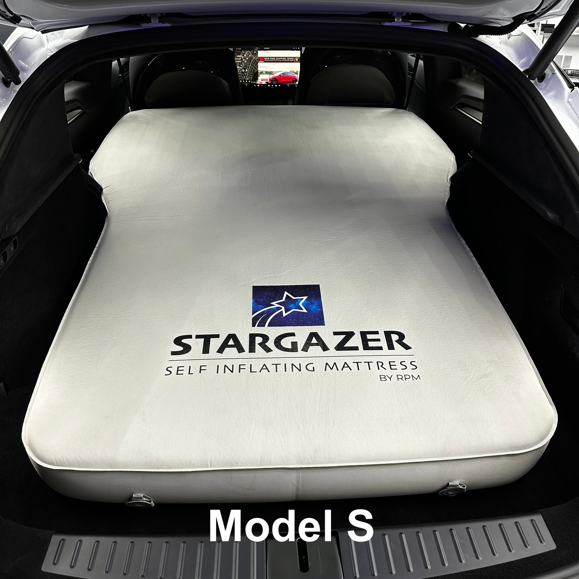 Stargazer Self-Inflating Memory Foam Mattress For Model S3XY,  Pump &amp; Bag.  Free USA Ground Shipping