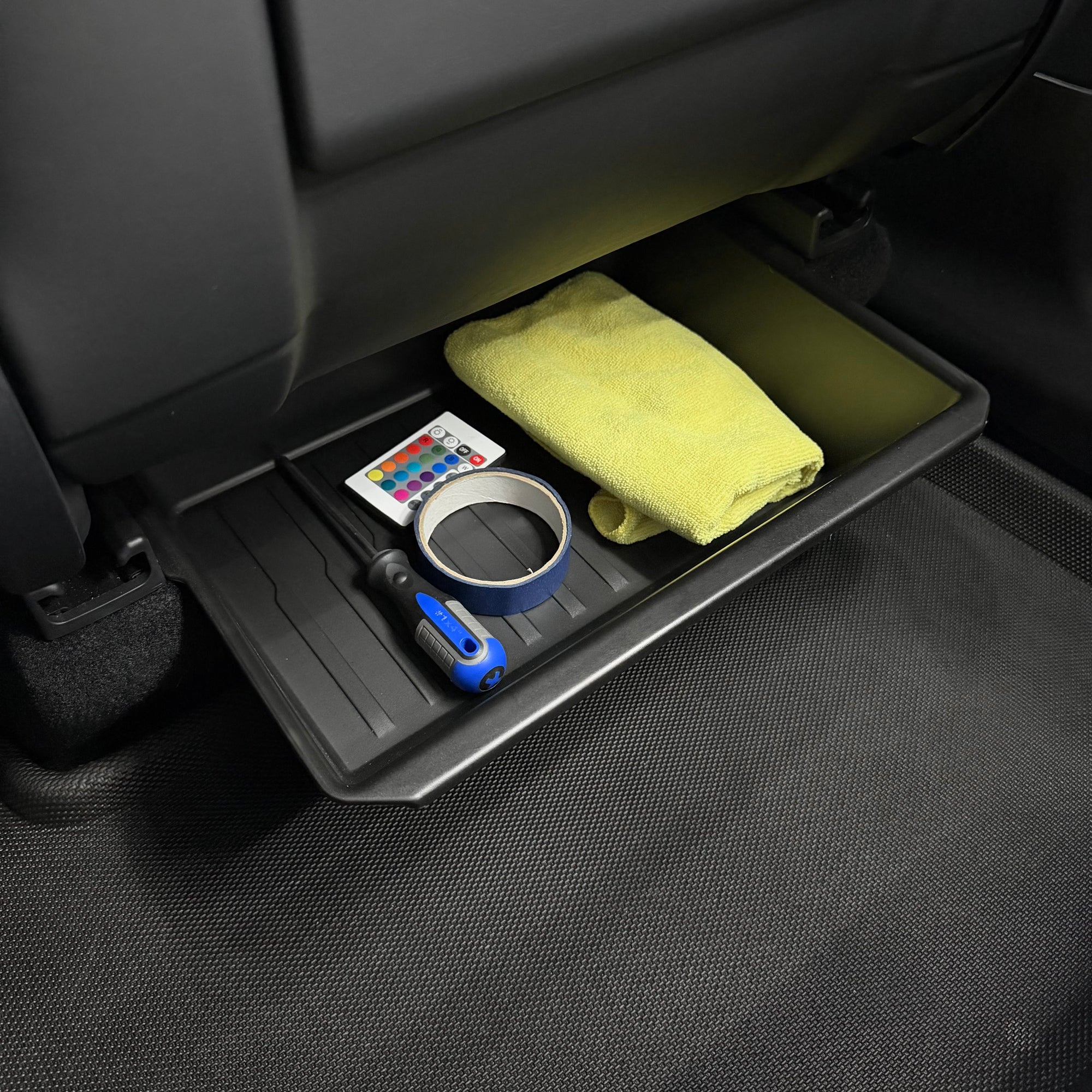 2026+ | Model Y Juniper Refreshed Under Back Seat Storage Bin
