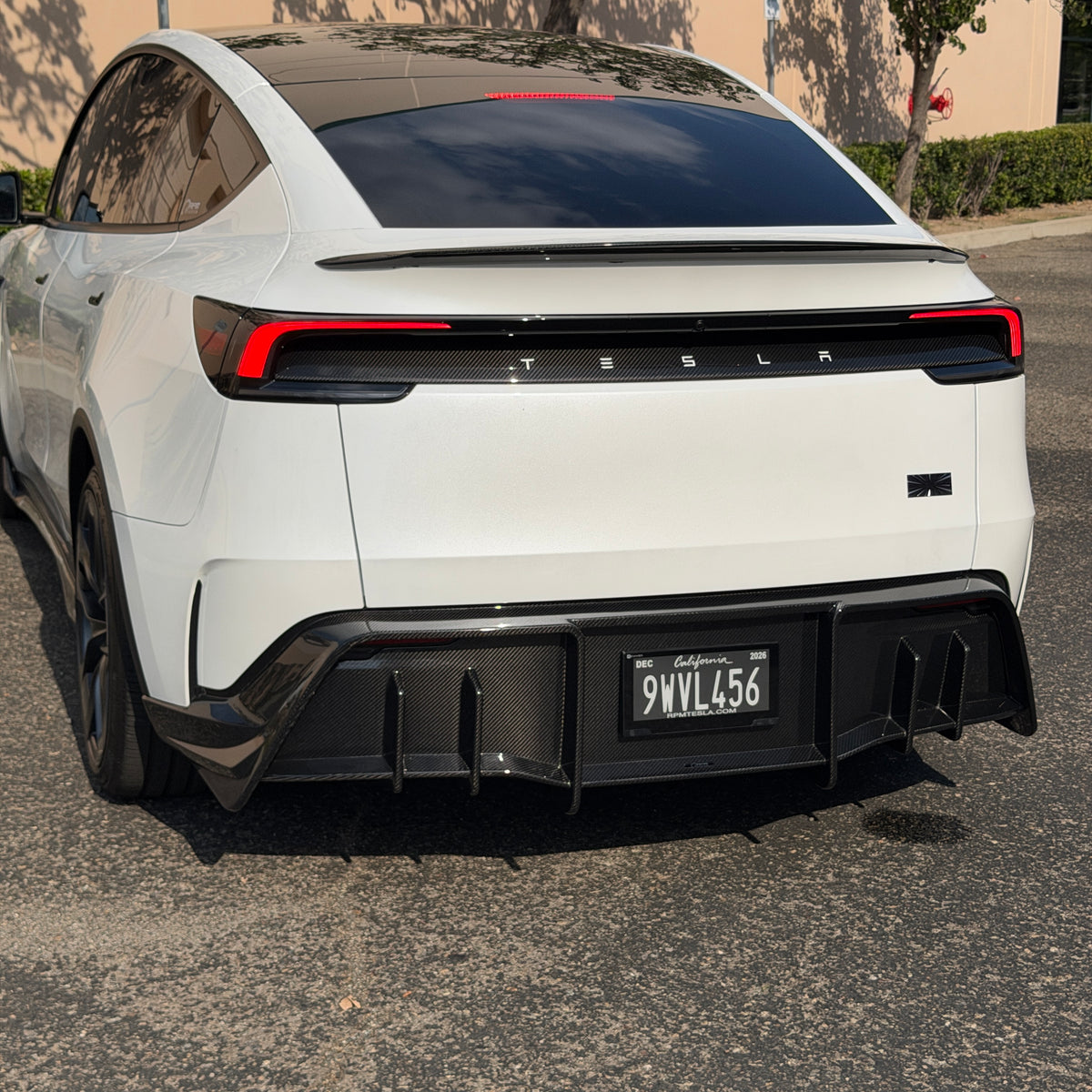 2026+ | Model Y Juniper Performance Model Colossal Full Rear Diffuser Replacement - Real Dry Molded Carbon Fiber