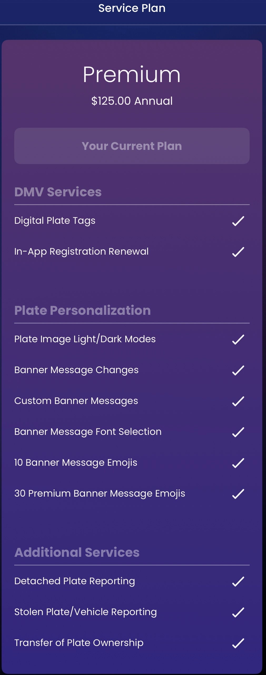 RPlate Reviver Digital License Plate (Legal in CA, AZ) (Contact Us to Order)