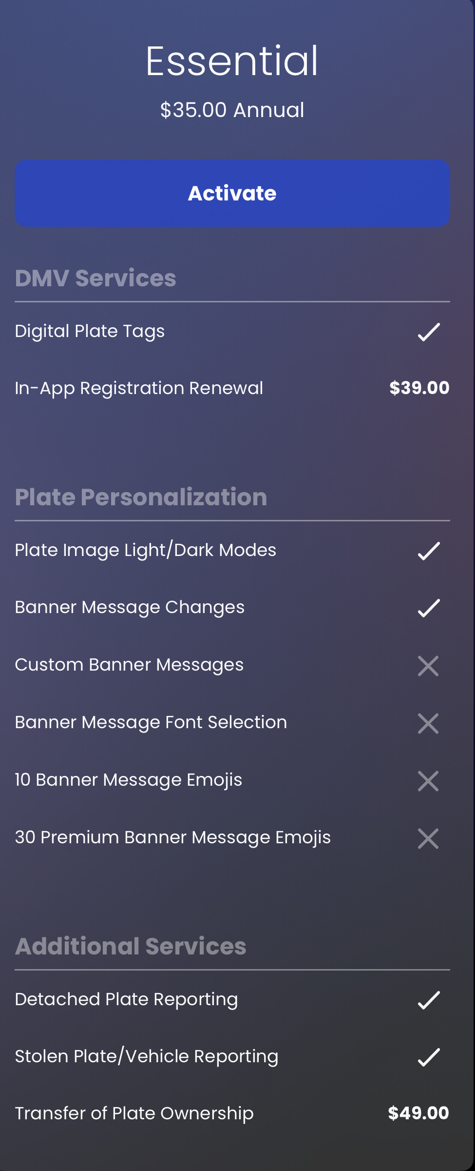 RPlate Reviver Digital License Plate (Legal in CA, AZ) (Contact Us to Order)