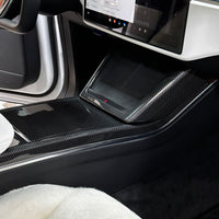 2021+ | Model S & X Interior Upgrade Kit "Go Plaid" (9 & 12 Pieces) - Real Molded Carbon Fiber