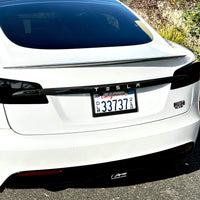 2012-2022* | Model S Tailgate Applique Overlay- Real Molded Carbon Fiber