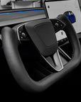 2026+ | Model Y Juniper Refreshed Heated Yoke Steering Wheel Upgrade –  Black or White