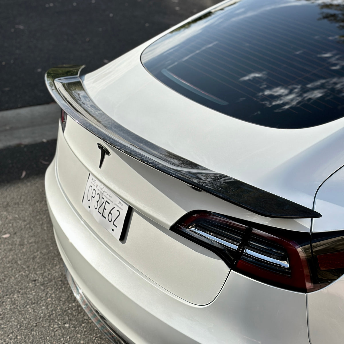 BONRYAN Neu Geeignet Für Tesla Model 3 Spoiler OEM Produktbild