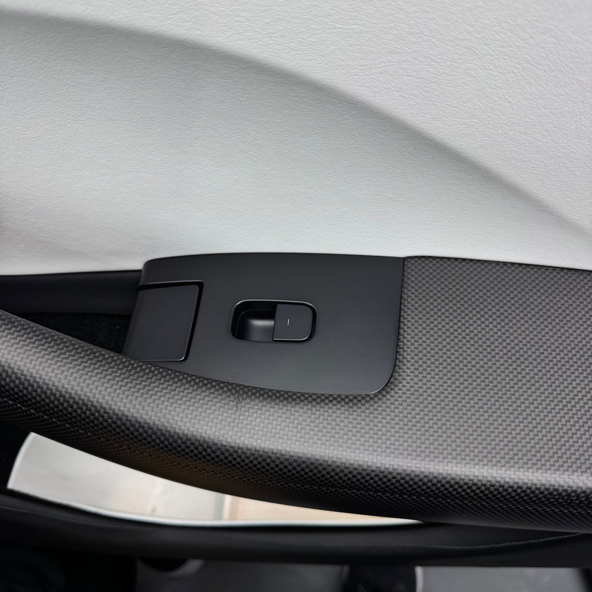 2024+ | Model 3 Highland Refreshed &quot;Plain Weave&quot; (Performance Look) Full Interior Carbon Fiber Kit Bundles (20 Pieces) - Real Dry Molded Carbon Fiber