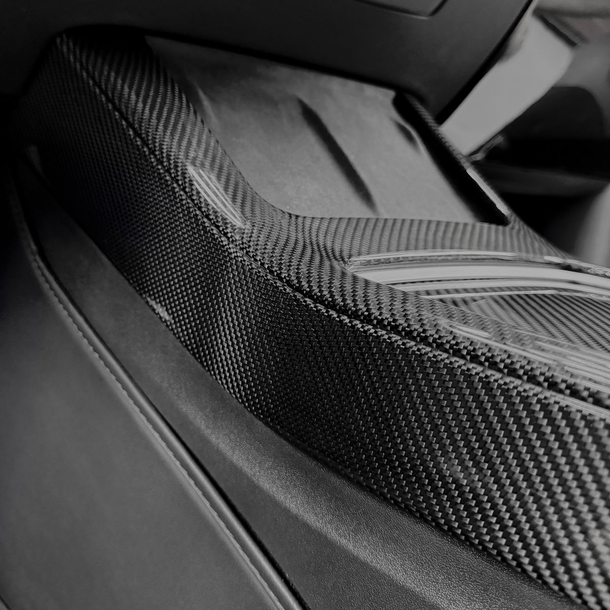 Model 3 & Y Center Console Top & Side Panel Overlays (Gen. 2) - Real D ...