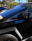 Cybertruck A-Pillar Full Corner Window Overlay (1 Pair) - Real Dry Molded Carbon Fiber