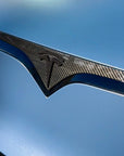 2026+ | Model S Refreshed Front End Inlay - Go Plaid Style - Real Dry Molded Carbon Fiber