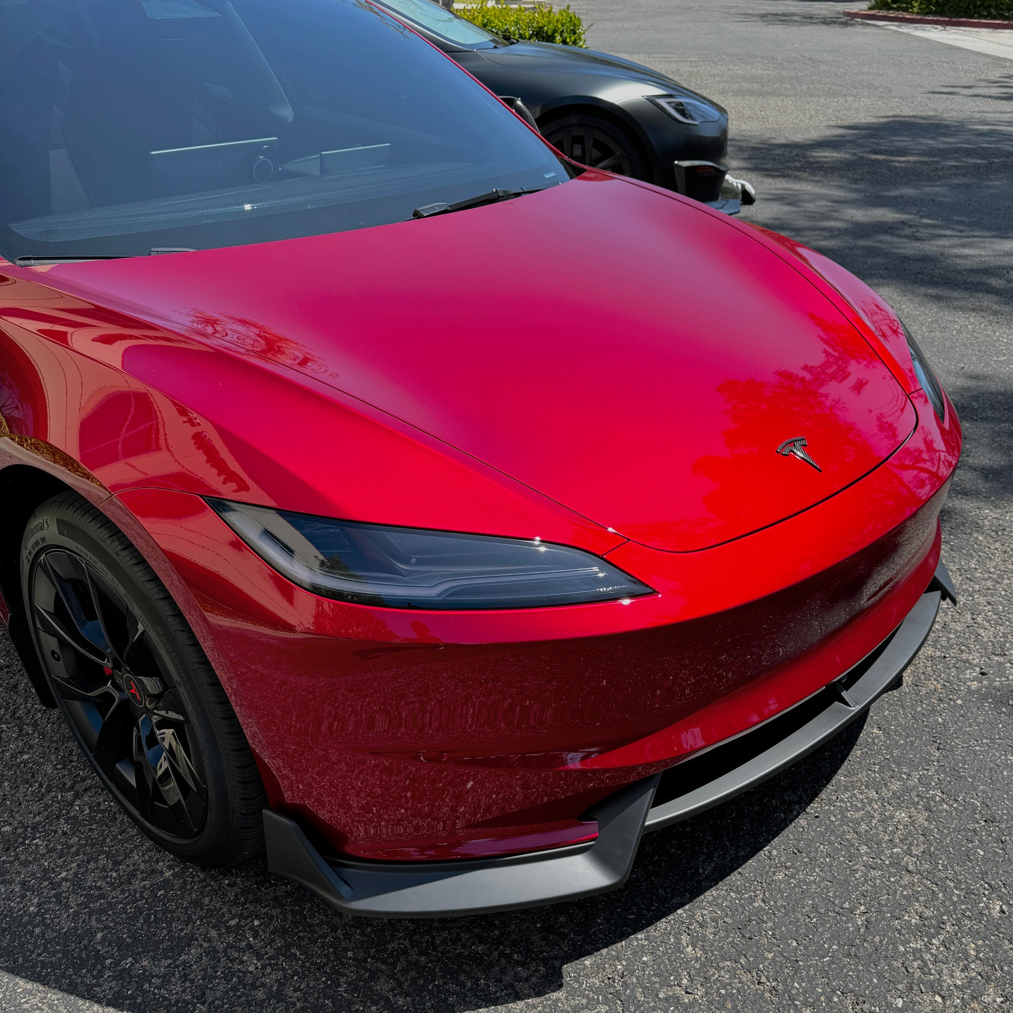 2024+ | Model 3 Viento Front Lip Spoiler ABS Plastic (3 Piece) - Variety*