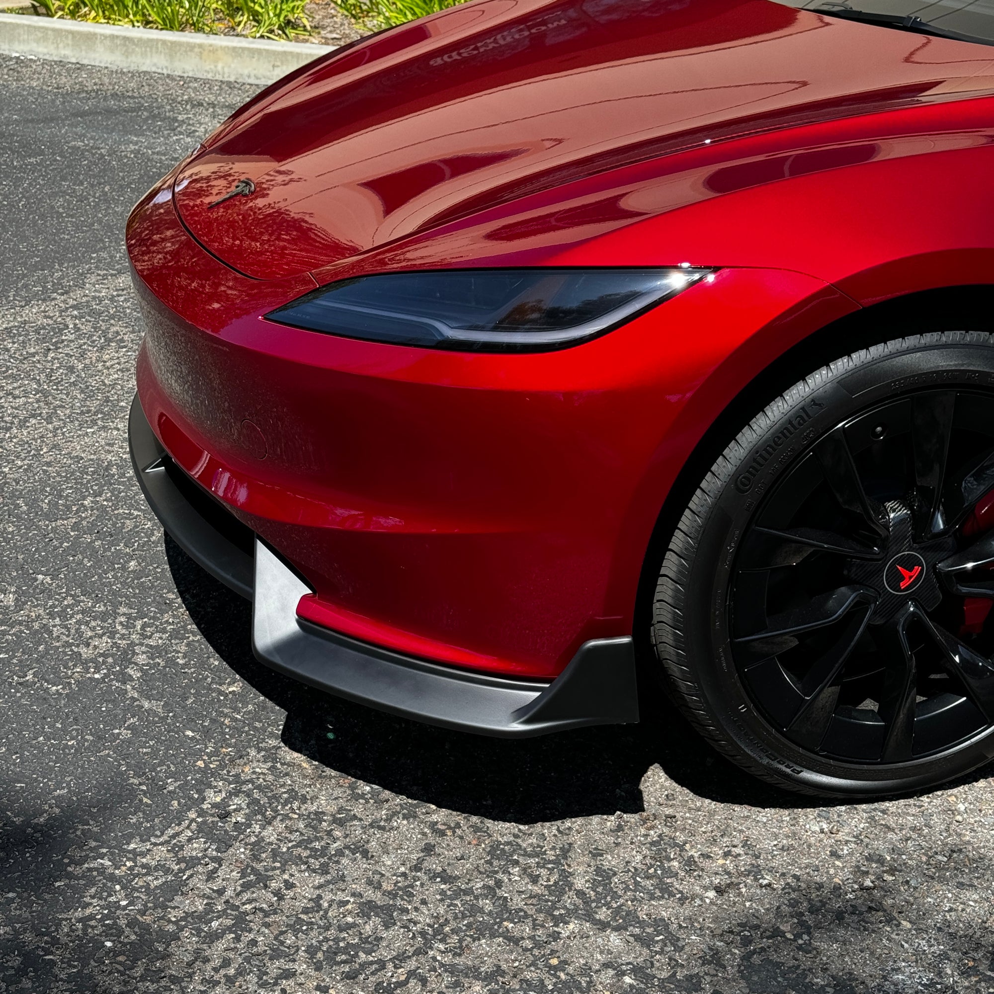 2024+ | Model 3 Viento Front Lip Spoiler ABS Plastic (3 Piece) - Variety*