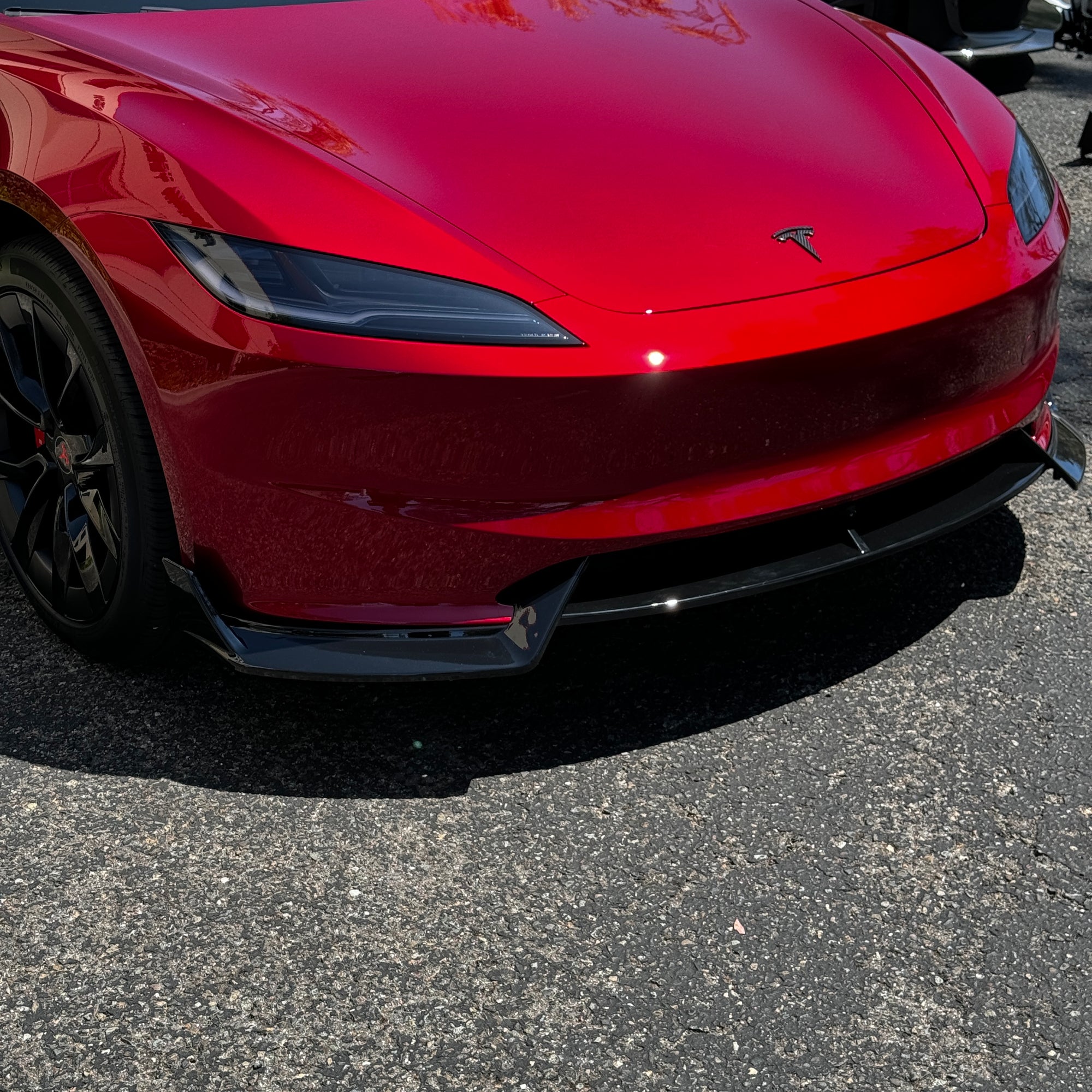 2024+ | Model 3 Viento Front Lip Spoiler ABS Plastic (3 Piece) - Variety*