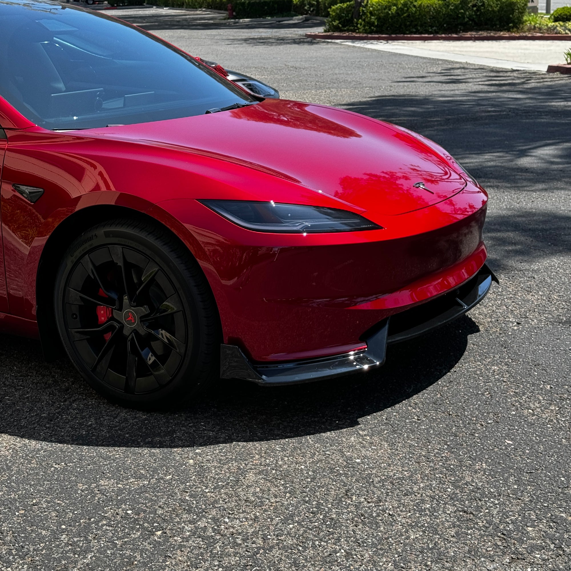 2024+ | Model 3 Viento Front Lip Spoiler ABS Plastic (3 Piece) - Variety*