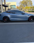 2021+ | Model S Colossal Delfino Side Skirts (1 Pair) - Real Dry Molded Carbon Fiber