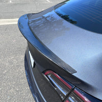 Model 3 Razzo Plus Spoiler - Real Molded Carbon Fiber