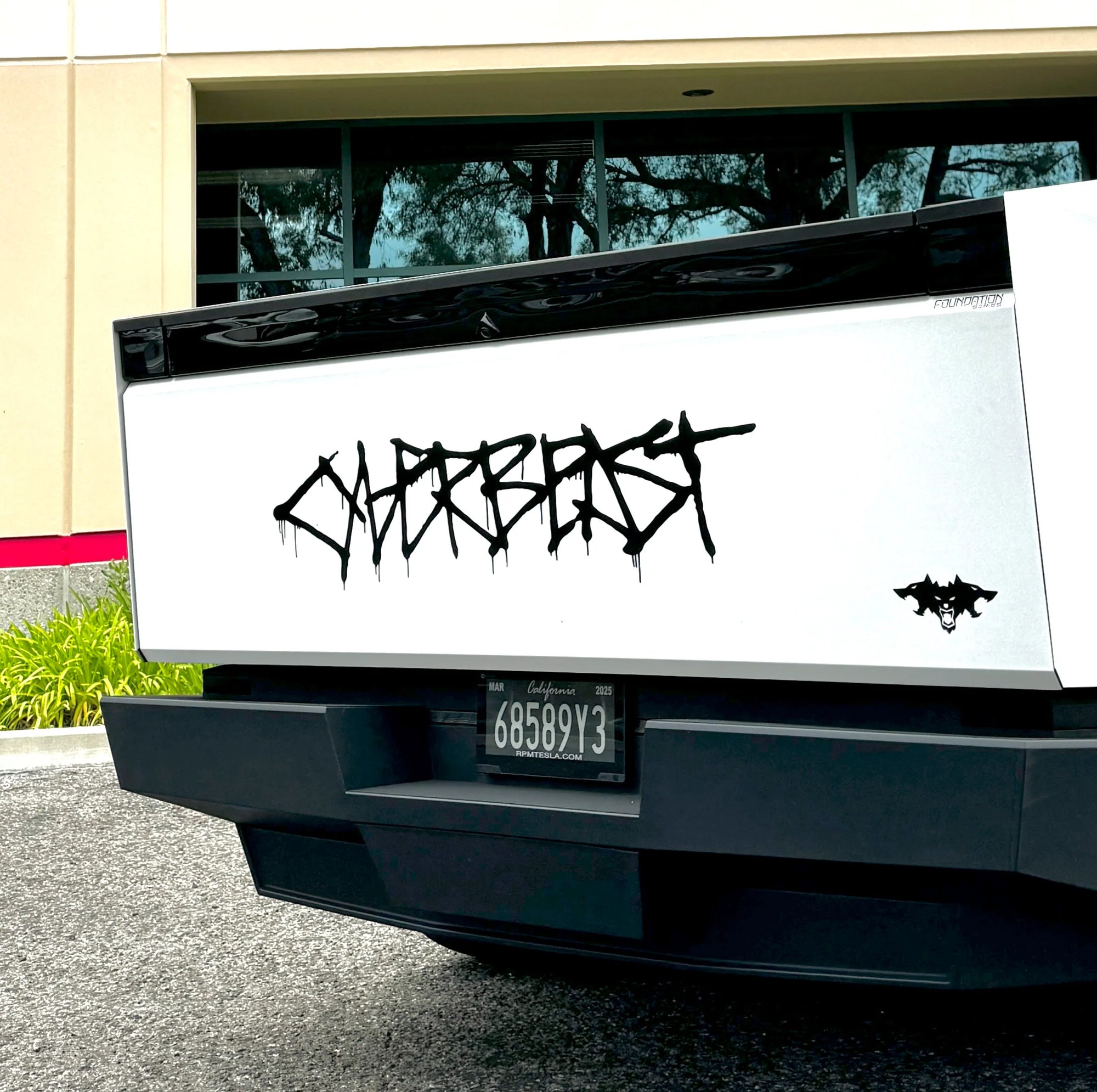 Cybertruck Cerberus Beast Vinyl Decal Logo (Pack of 3) - Variety*