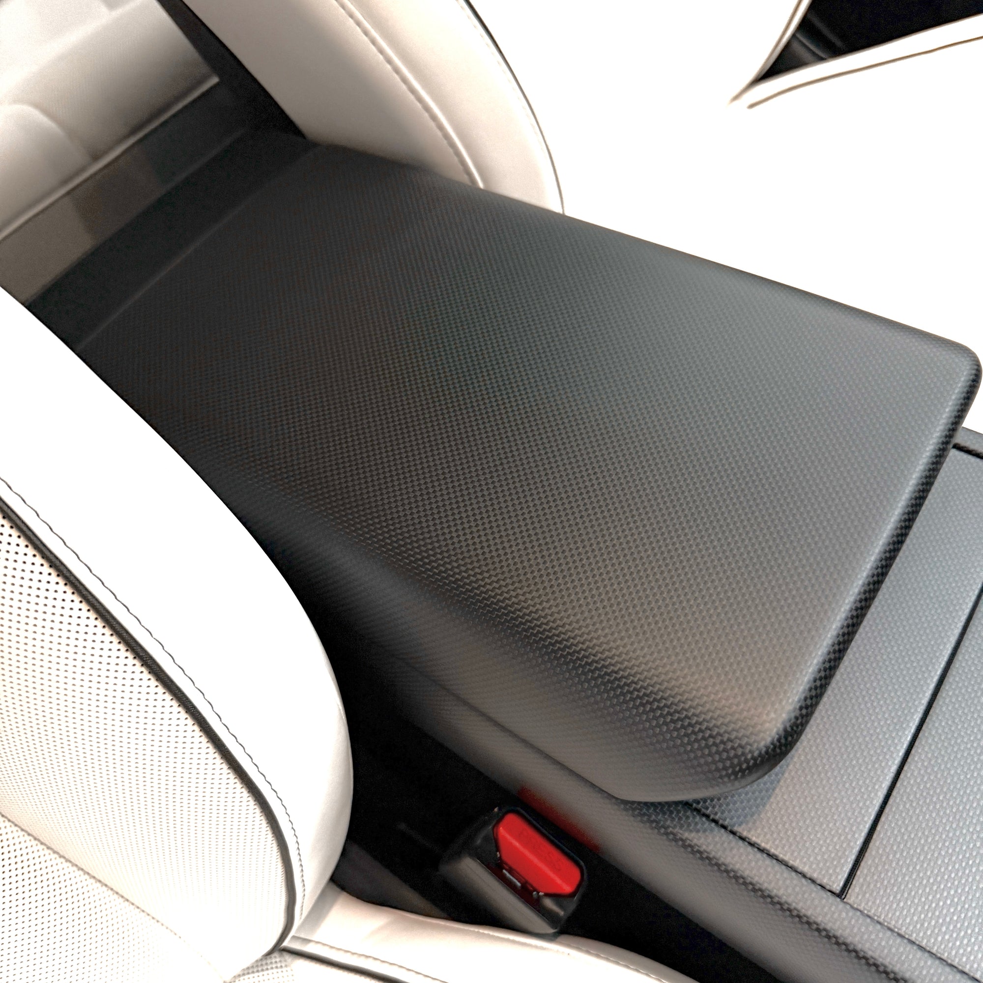 2024+ | Model 3 Highland Refreshed &quot;Plain Weave&quot; (Performance Look) Full Interior Carbon Fiber Kit Bundles (20 Pieces) - Real Dry Molded Carbon Fiber