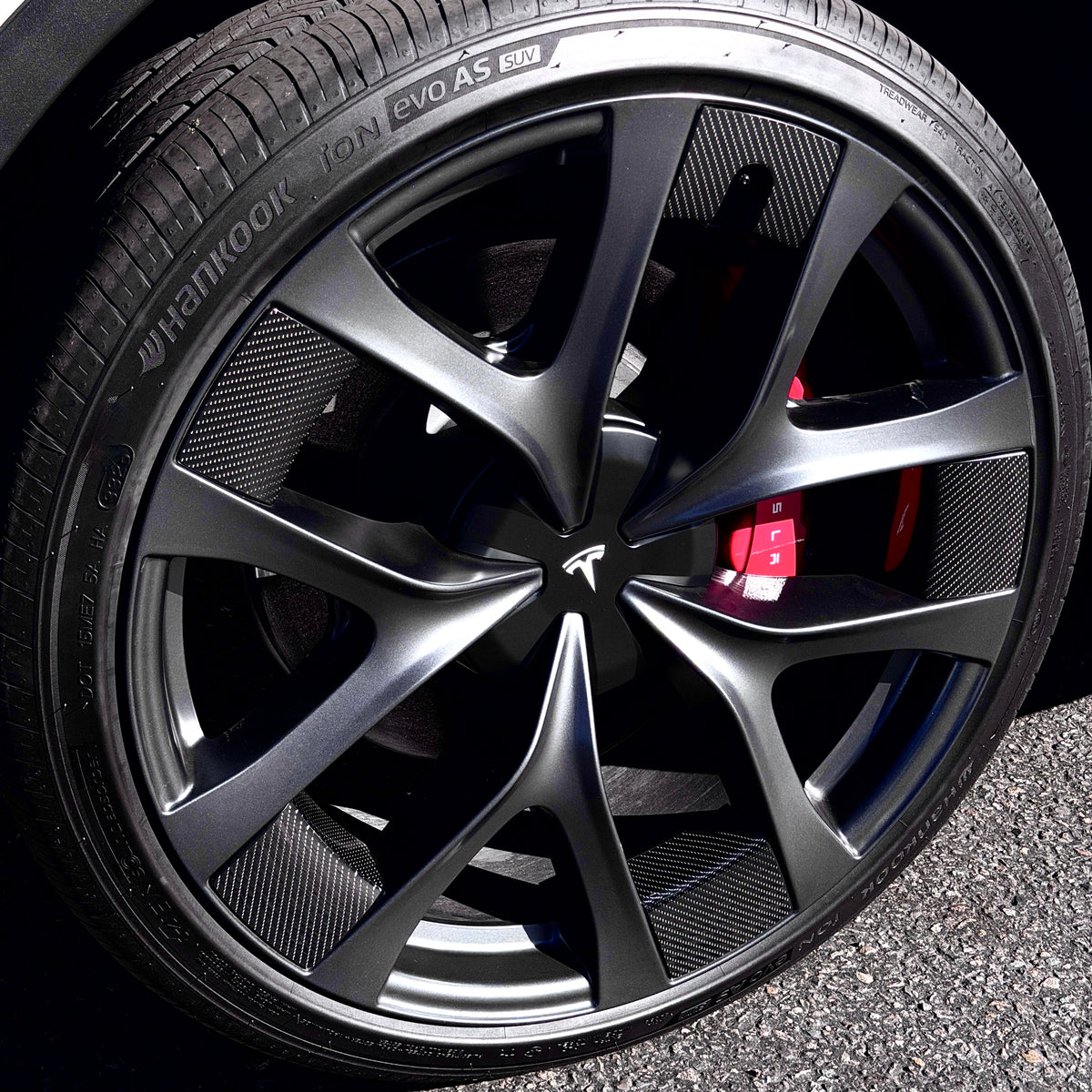 Tesla Performance Rims 2026+ | Model Y Performance 21’’ Arachnid 2.0 Wheel Carbon Fiber Look ...