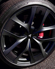 2026+ | Model Y Performance 21’’ Arachnid 2.0 Wheel Carbon Fiber Look Outer Rim Spoke PPF Overlay - 20 Piece Kit