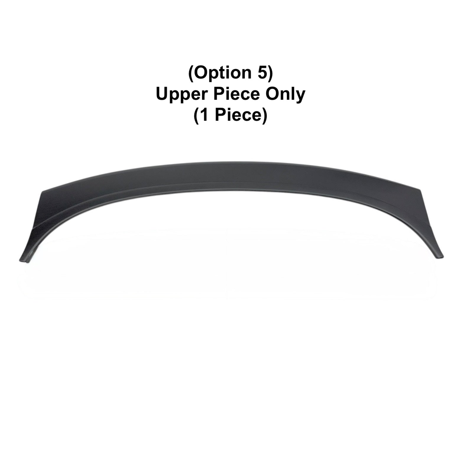 2025+ | Model Y Juniper Refreshed &quot;Plain Weave&quot; (Performance Look) Dashboard Replacement Kit (2 Piece Options) - Real Dry Molded Carbon Fiber