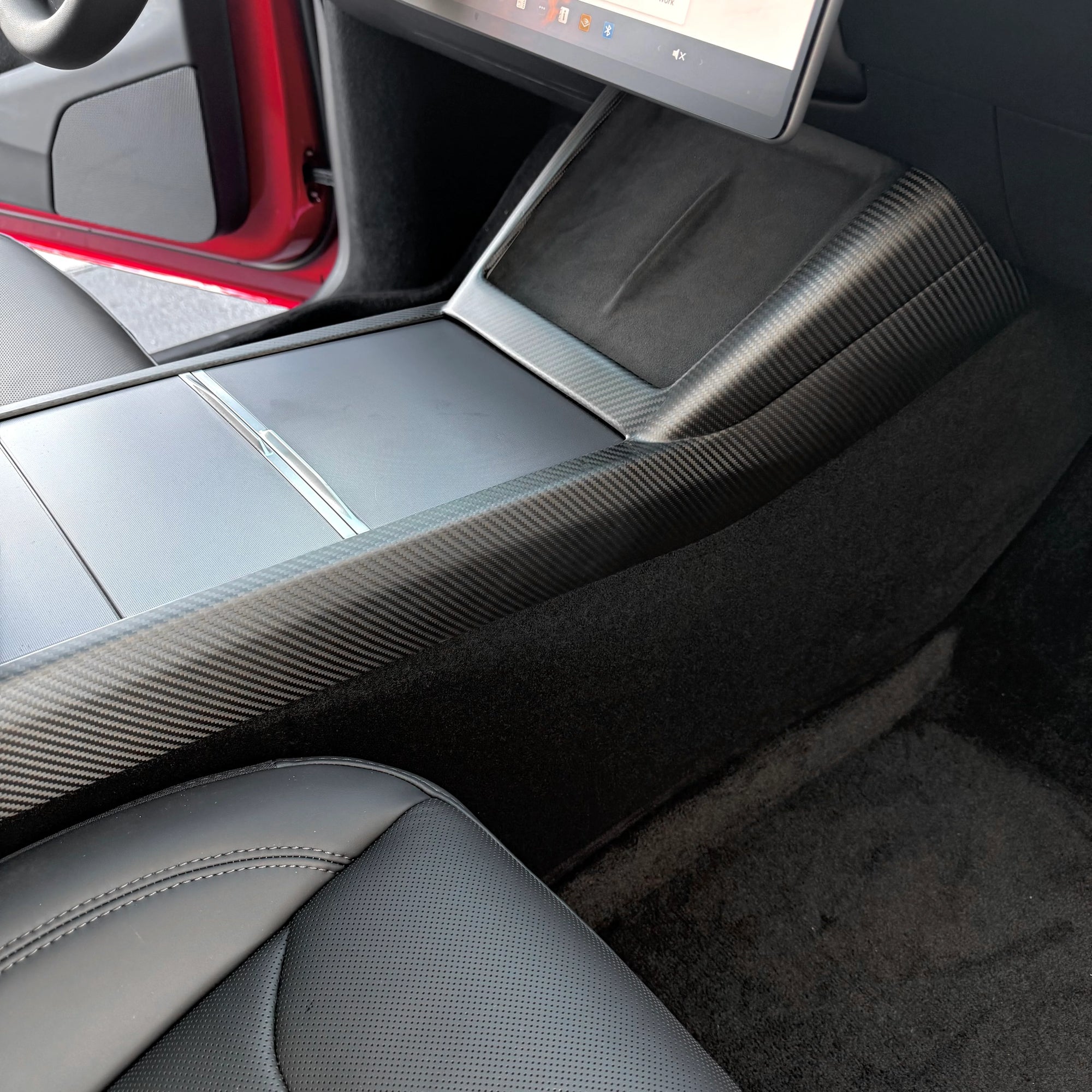 2026+ | Model Y Juniper Refreshed Full Interior Carbon Fiber Kit Bundles (18 Pieces) - Real Dry Molded Carbon Fiber