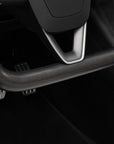 2026+ | Model Y Juniper Refreshed "Plain Weave" (Performance Look) Yoke Carbon Fiber Steering Wheel Upgrade - Real Dry Molded Carbon Fiber