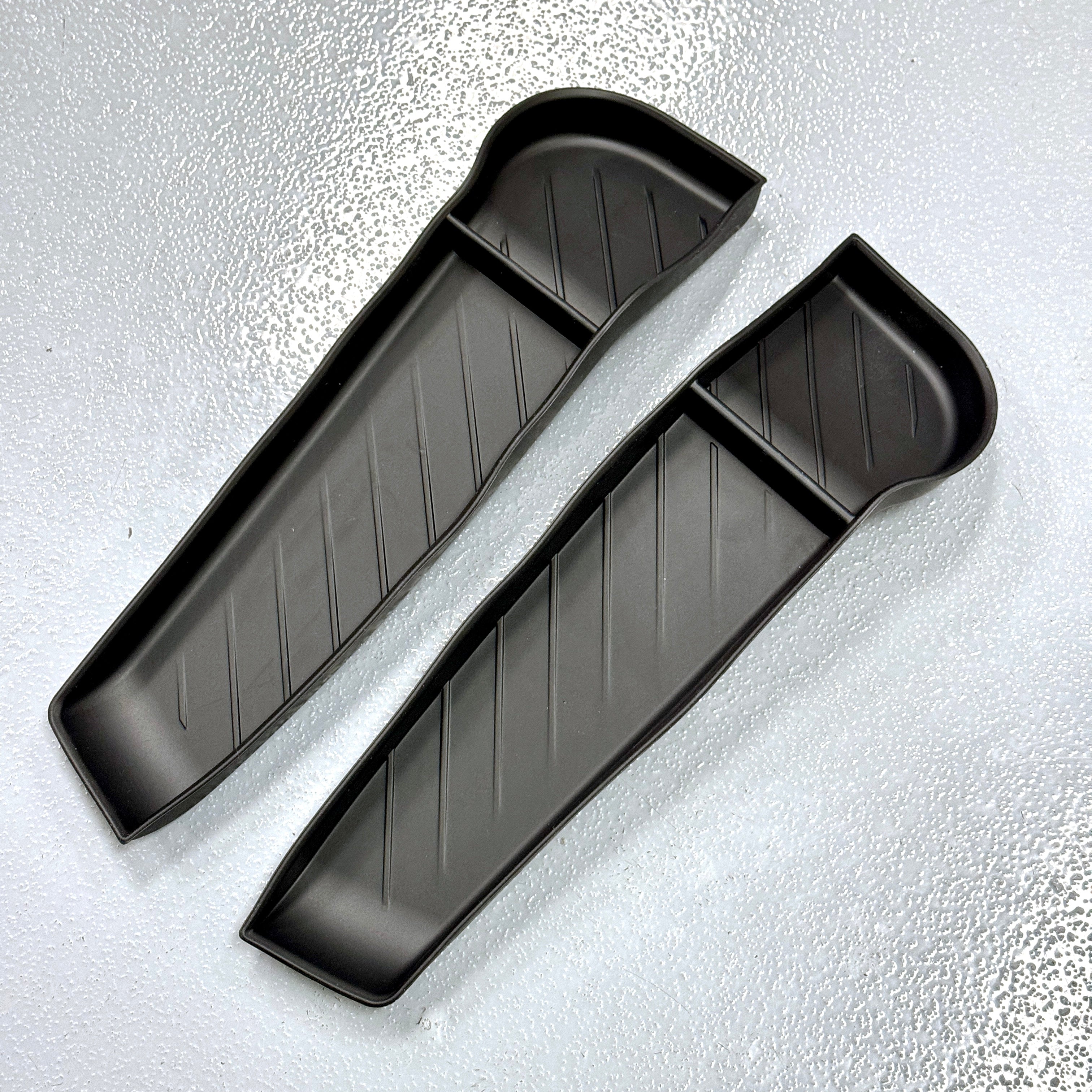 Model X Front Door Pocket Liner Organizers - Silicone Rubber (1