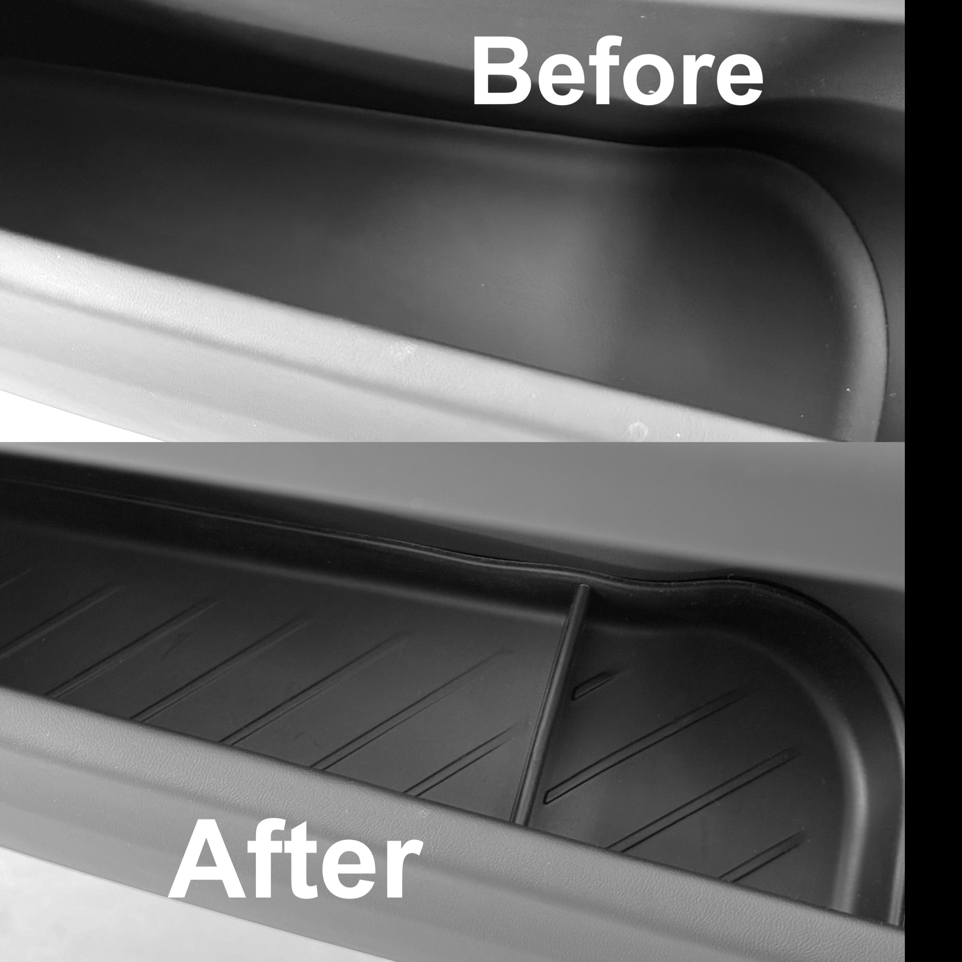 Model X Front Door Pocket Liner Organizers Silicone Rubber (1 Pair