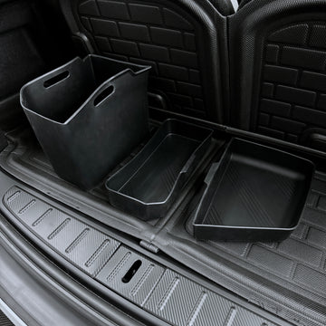 2022 + | Model X Trunk & Cargo Area Liner Kit (3 Pieces)