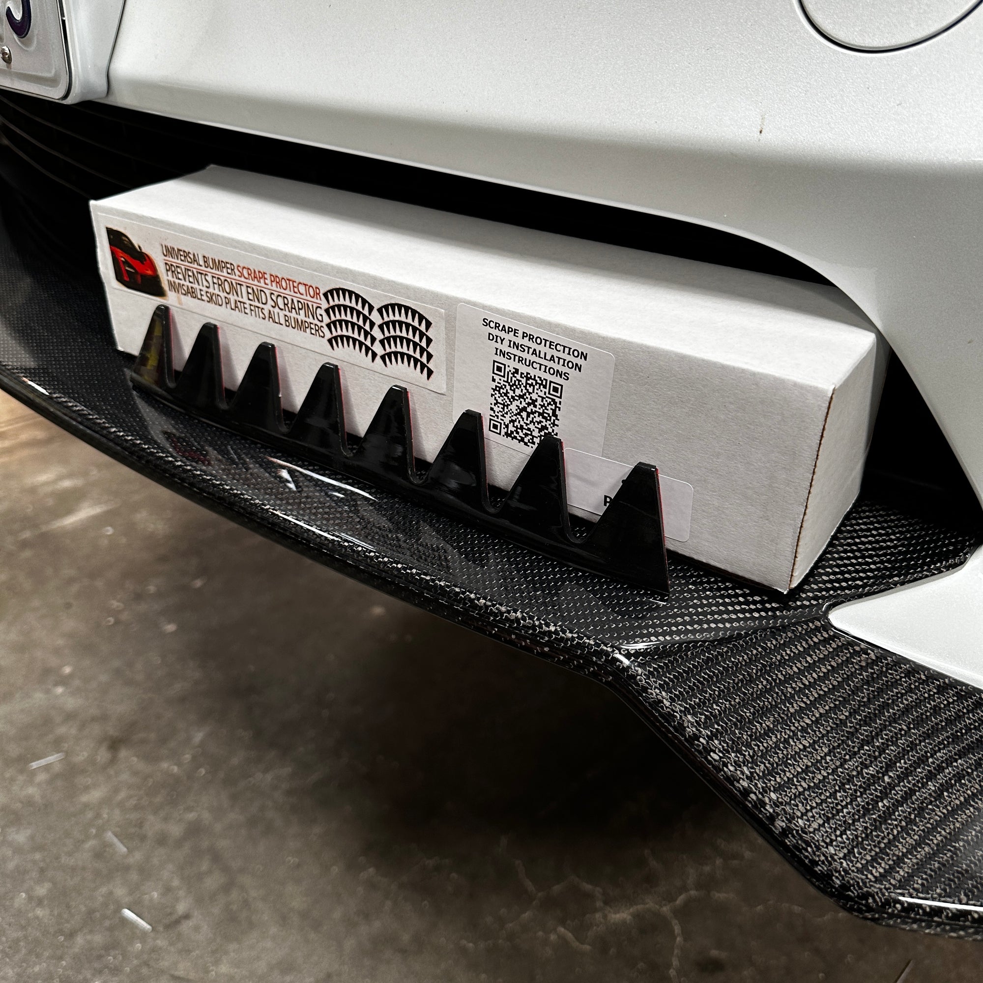 2021+ | Model S Viento Front Lip Spoiler - Real Molded Carbon Fiber
