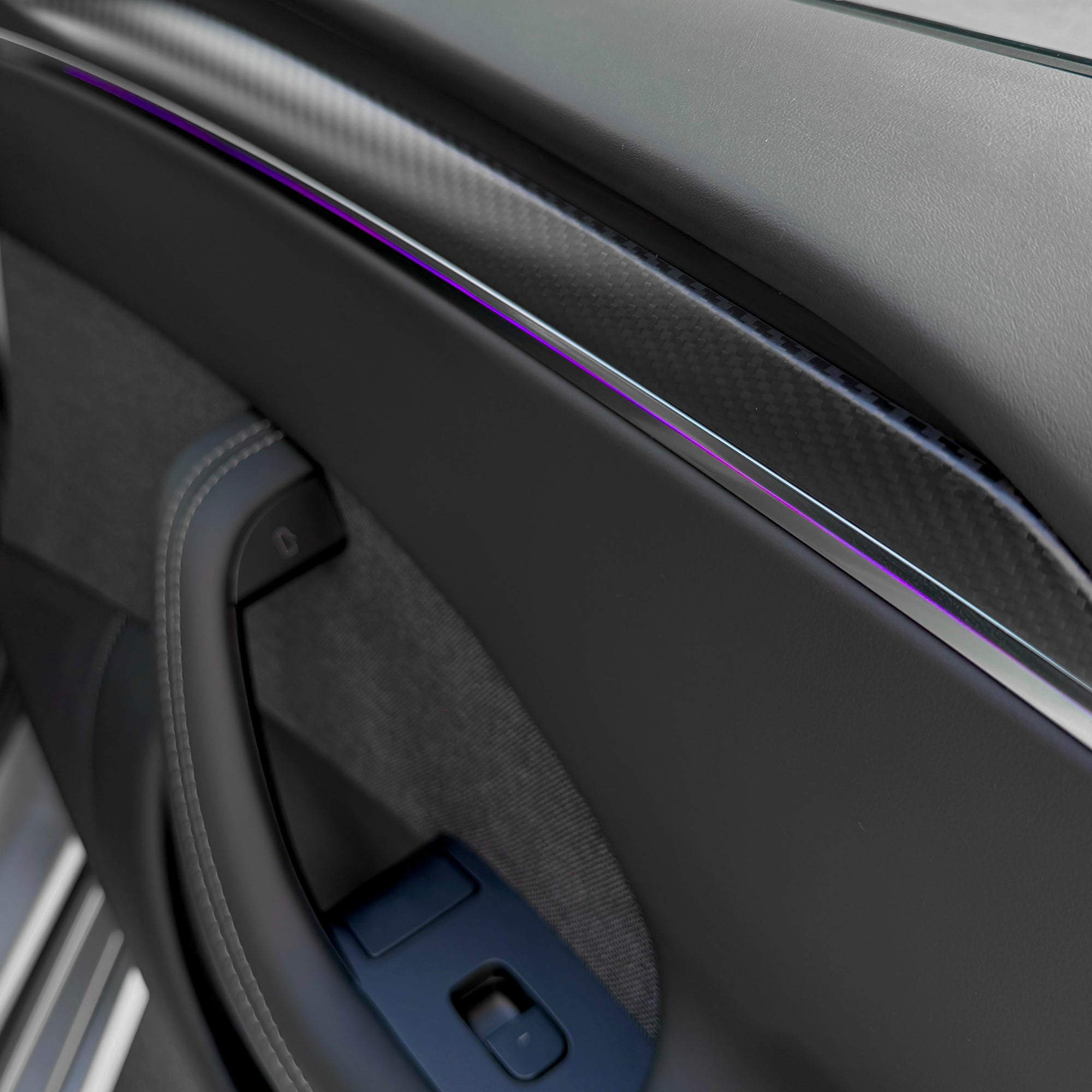 Model S &amp; X Interior Upgrade Kit "Go Plaid" (9 &amp; 12 Piece Kit) - Real Molded Carbon Fiber - Goodbye Wood