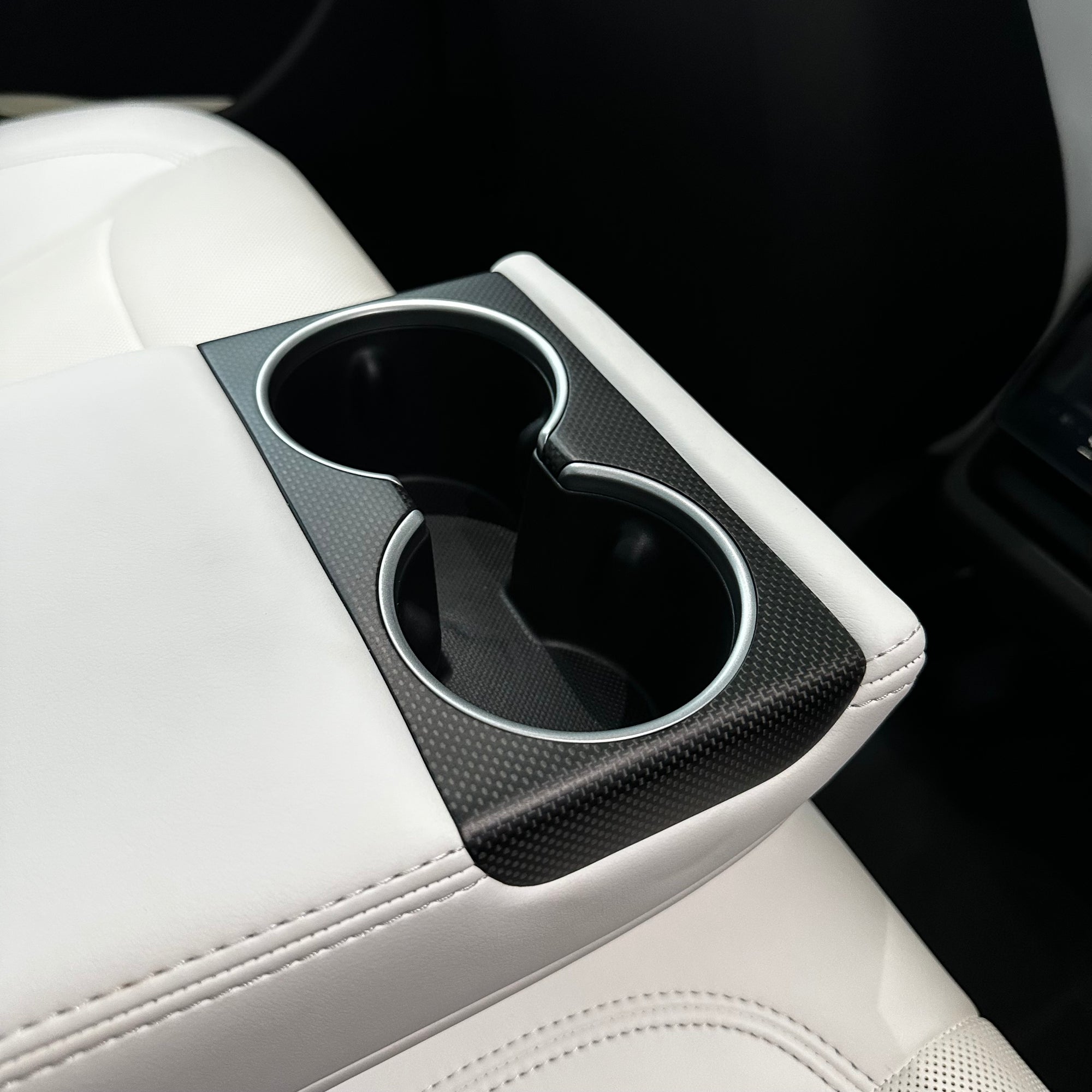 2024+ | Model 3 Highland Refreshed &quot;Plain Weave&quot; (Performance Look) Full Interior Carbon Fiber Kit Bundles (20 Pieces) - Real Dry Molded Carbon Fiber
