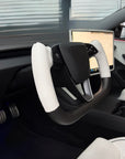 2024+ | Model 3 Yoke Carbon Fiber Heated Steering Wheel Upgrade - Variety*