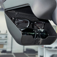 2023+ | Model Y Rearview Mirror Sunglasses Holder  - Smooth Black Finish
