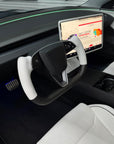 2024+ | Model 3 Yoke Carbon Fiber Heated Steering Wheel Upgrade - Variety*