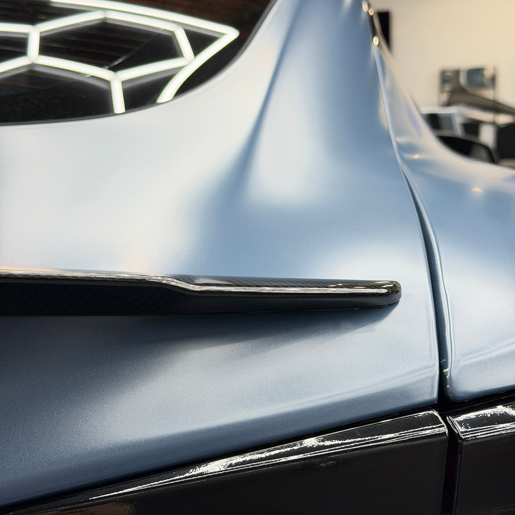 2012-2026 | Model S 2026 Plaid Curved Style Spoiler - Real Dry Molded ...