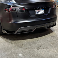 2021+ | Model S Viento Replacement Diffuser - Real Molded Carbon Fiber